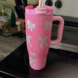 Simply Southern Pink Rhinestone Tumbler